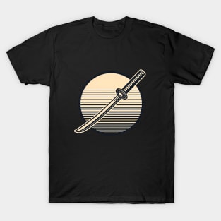 Retro Vintage Katana T-Shirt